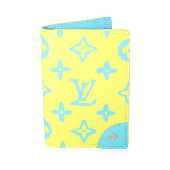 Louis Vuitton Lime Monogram Playground Canvas Pocket Organizer - Picture 1 of 5